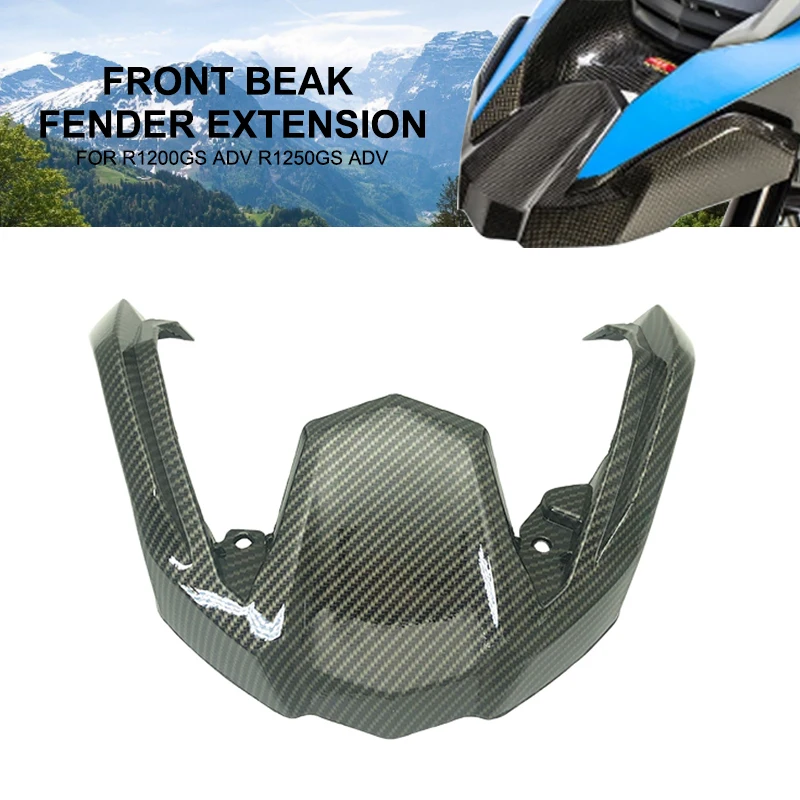 For BMW R1200GS ADV Front Beak Fairing Extension R1250GS LC ADV R1250 GS Adventure 2014-2023 Carbon look Wheel Extender Cover