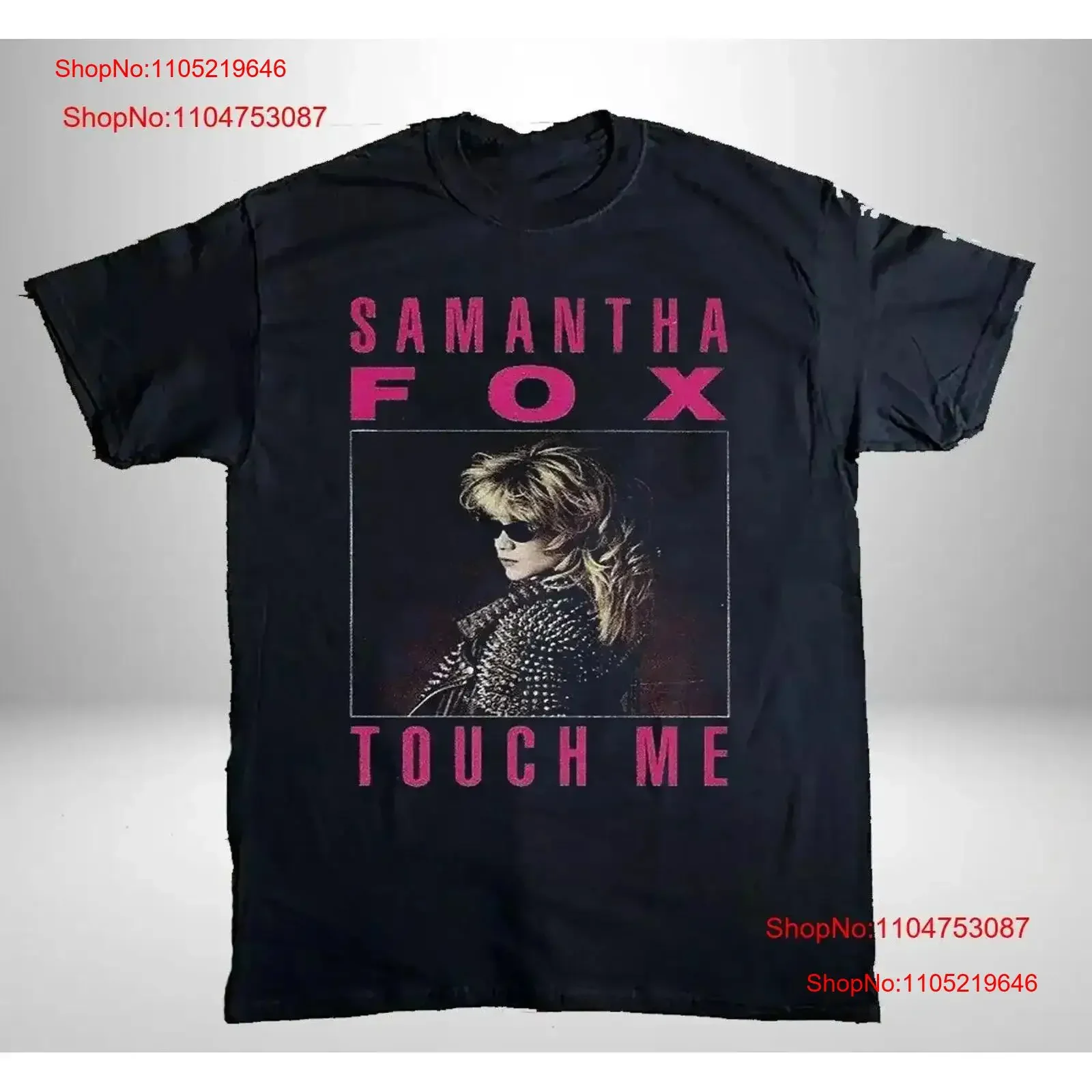 Touch Me Samantha Fox All Size T Shirt vintage Washed Soft Stylish Versatile designer clothes streetwear fashion Breathable