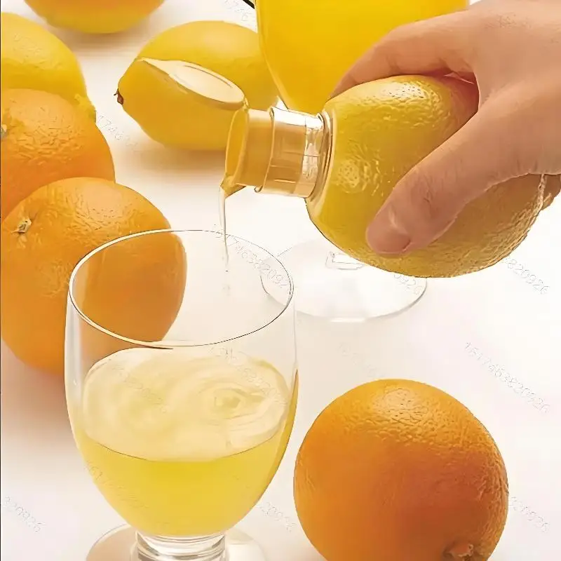 【M】Portable Lemon Squeezer PP Resuable Lightweight Juices Reamer Washable Manual Juices Reamer Built In Filter For Home Travel