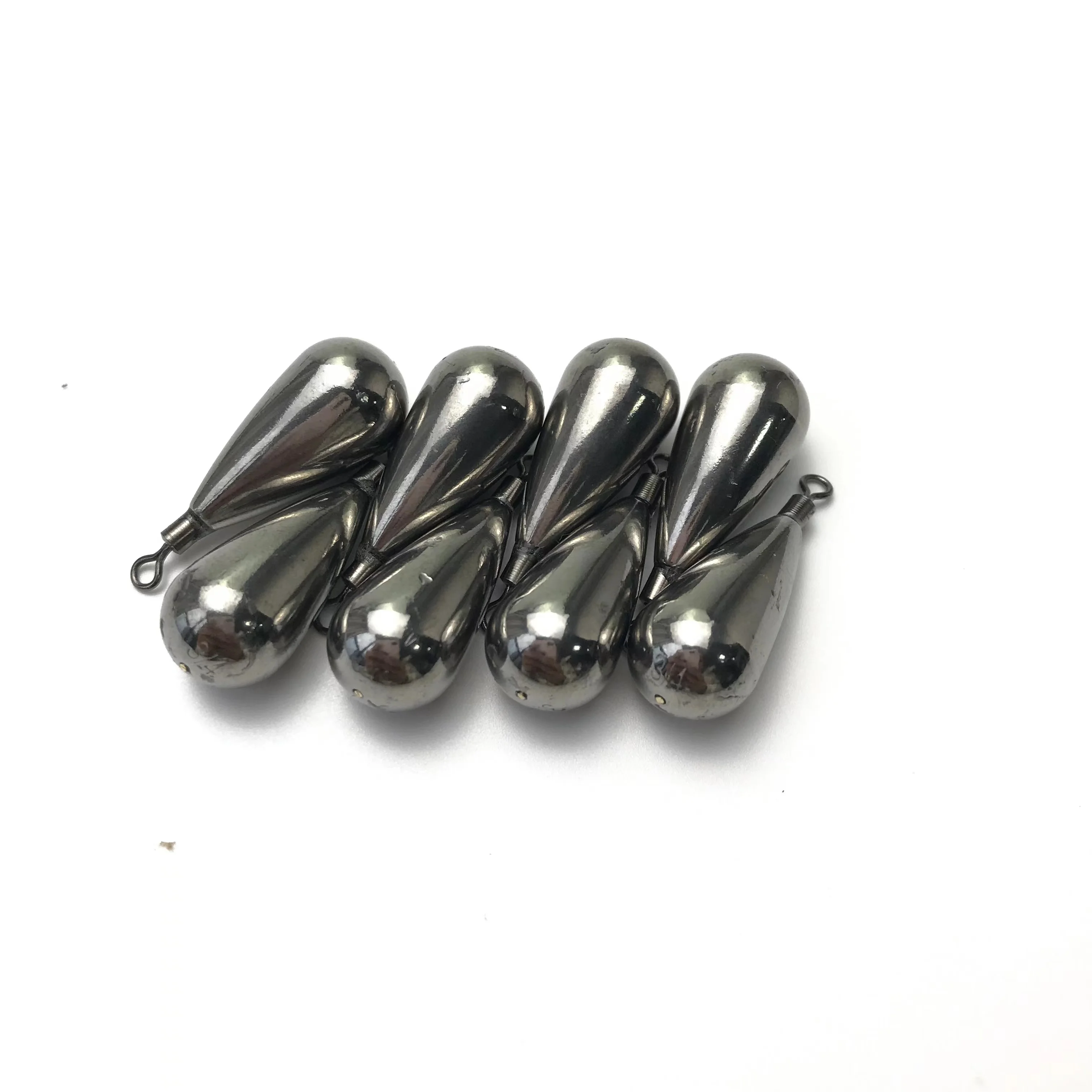 Imagem -02 - Tungsten Tear Drop Shot com Olho Redondo para Lure Fishing 1.3g60g 97 Pure