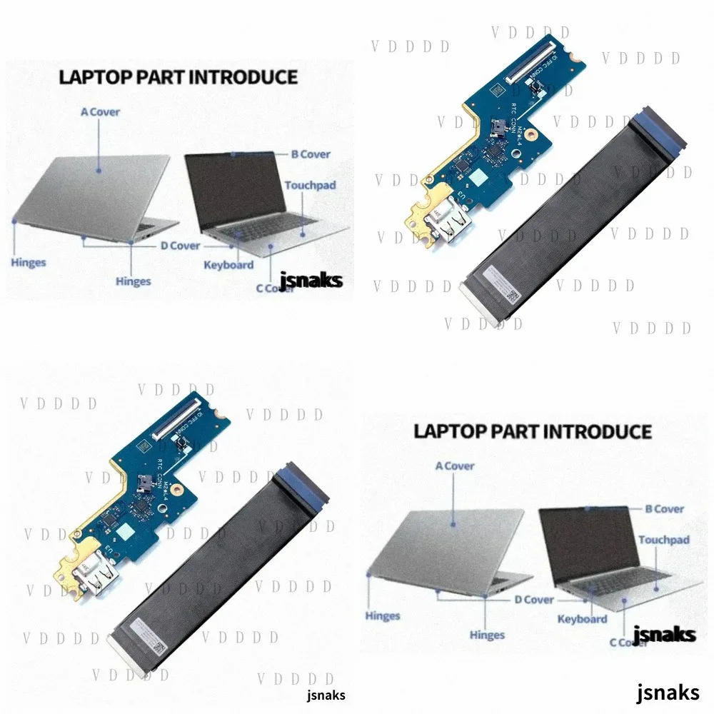 L... Laptop USB Board with Cable For LENOVO Yoga 7 2-in-1 14AHP9 83DK 5C50S25691