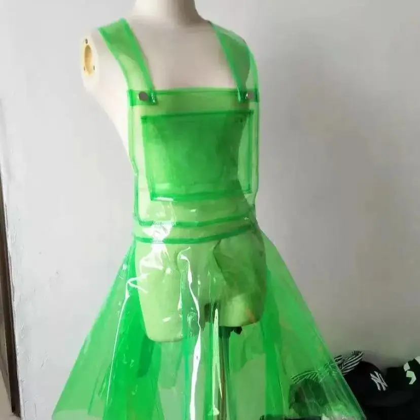 Vestido feminino holográfico de pvc, sexy, verão 2021, x27s