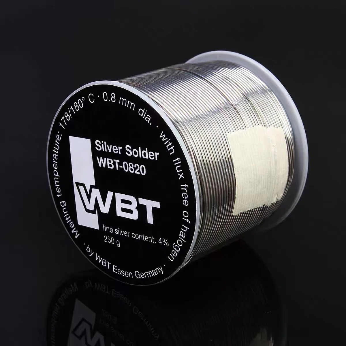 4% Ag Silver 0.8mm Original genuine German WBT 0820 audio special silver hifi fever solder wire