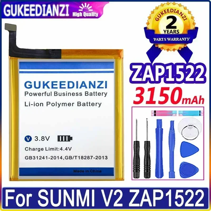 QP1659 QP1669 ZAP1522 W5910 Mobile Phone Batteries For VK VEKEN W5910 SUNMI M1 V2PRO V2 Pro V 2 Smartphone Portable Battery