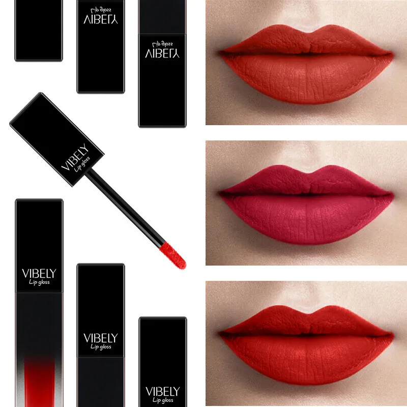 Non-stick Cup Liquid Lip Gloss Matte Shine Shimmer Sheer Glitter Smudge Proof Washable Vegan Lengthening Volumising Lip Makeup
