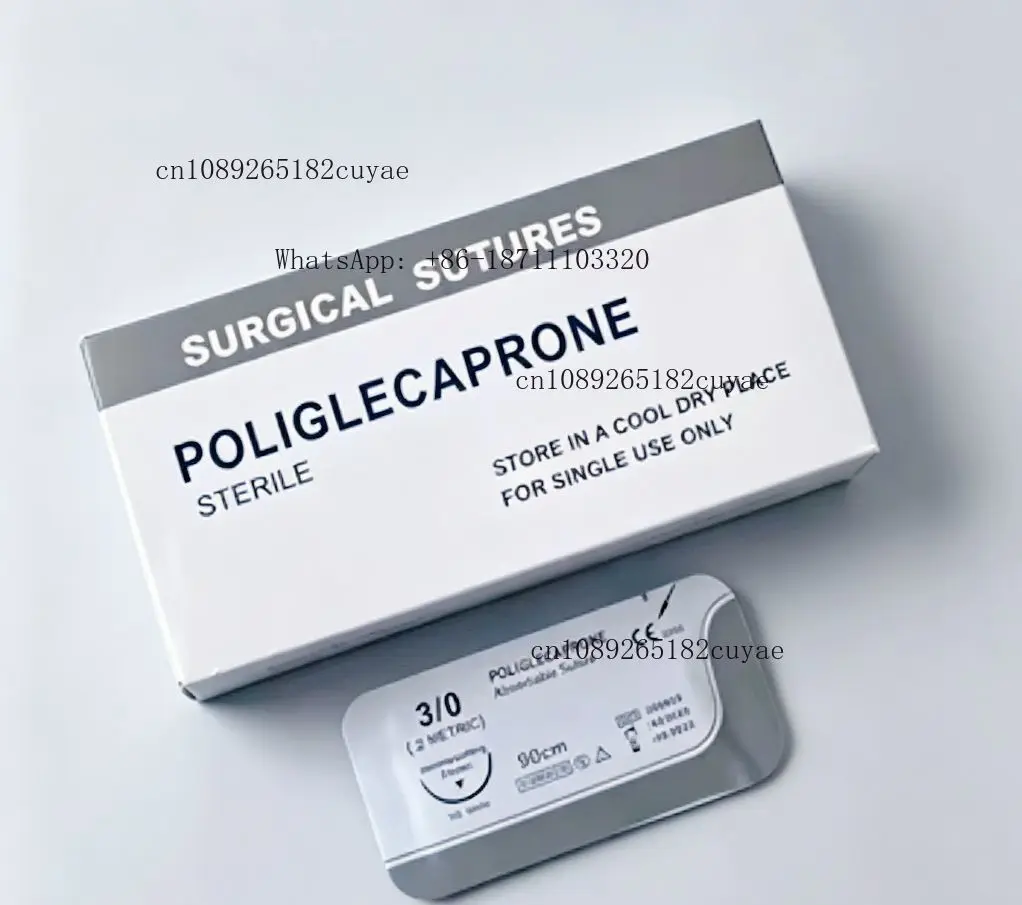Wholesale Sterile PDO Absorbable Monofilament Sutures with Needle for Dog and Veterinary Hospitals Safe & Reliable Surgical Use