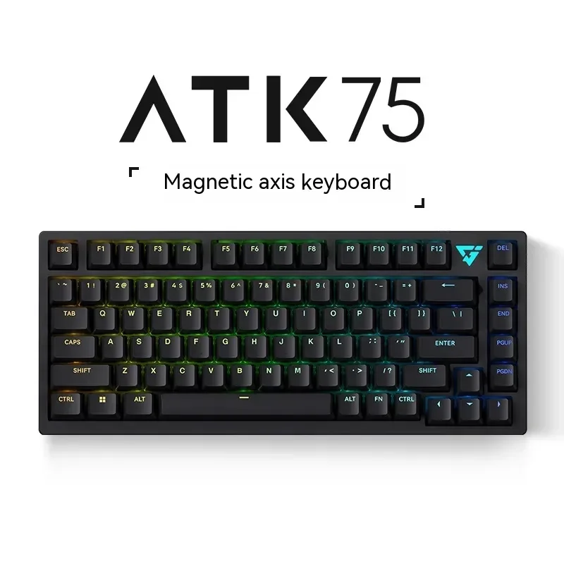 

Vxe Atk Atk75 Mechanical Keyboard 68 Keys Magnetic Switch Keyboard E-Sports Gamer Rgb Backlit Gasket V Hub Gaming Pc Accessories