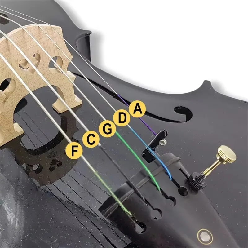 5-saitiges Cello aus Vollmassivholz, handgefertigt, geeignet für Erwachsene und Kinder, professionelles Cello-Musikinstrument in Leistungsqualität