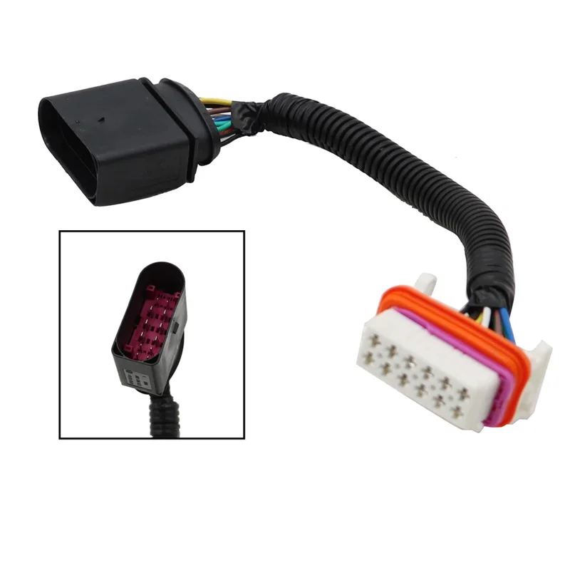 2PC Headlight Wiring Harness Adapters 7L6971071A For Volkswagen Touareg 2004-06