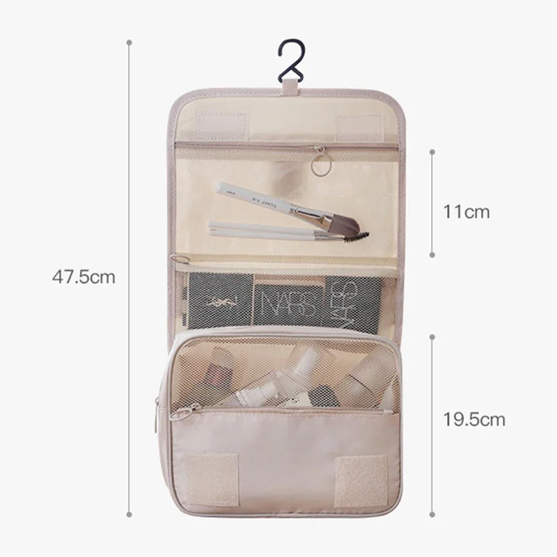 

Portable multi-function portable cosmetic bag folding cosmetic bag travel PVC waterproof large-capacity cosmetic bag