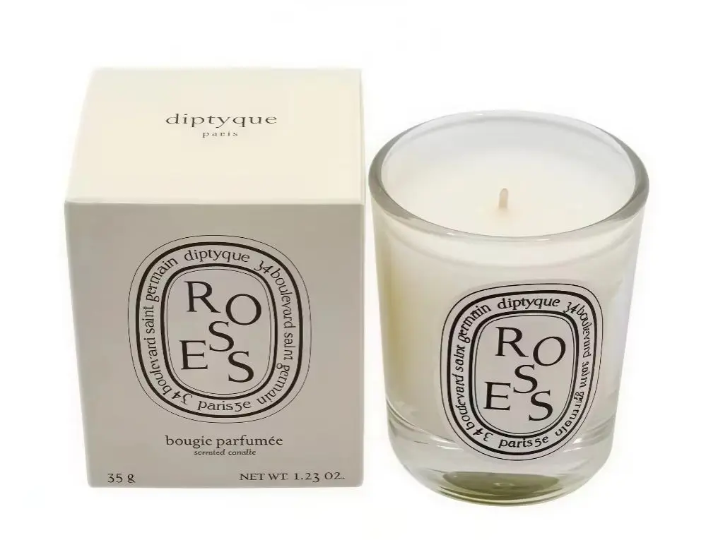 Diptyque Rose Scented Candle 35g Original Scent Candle for Women Men Sephora Stuff