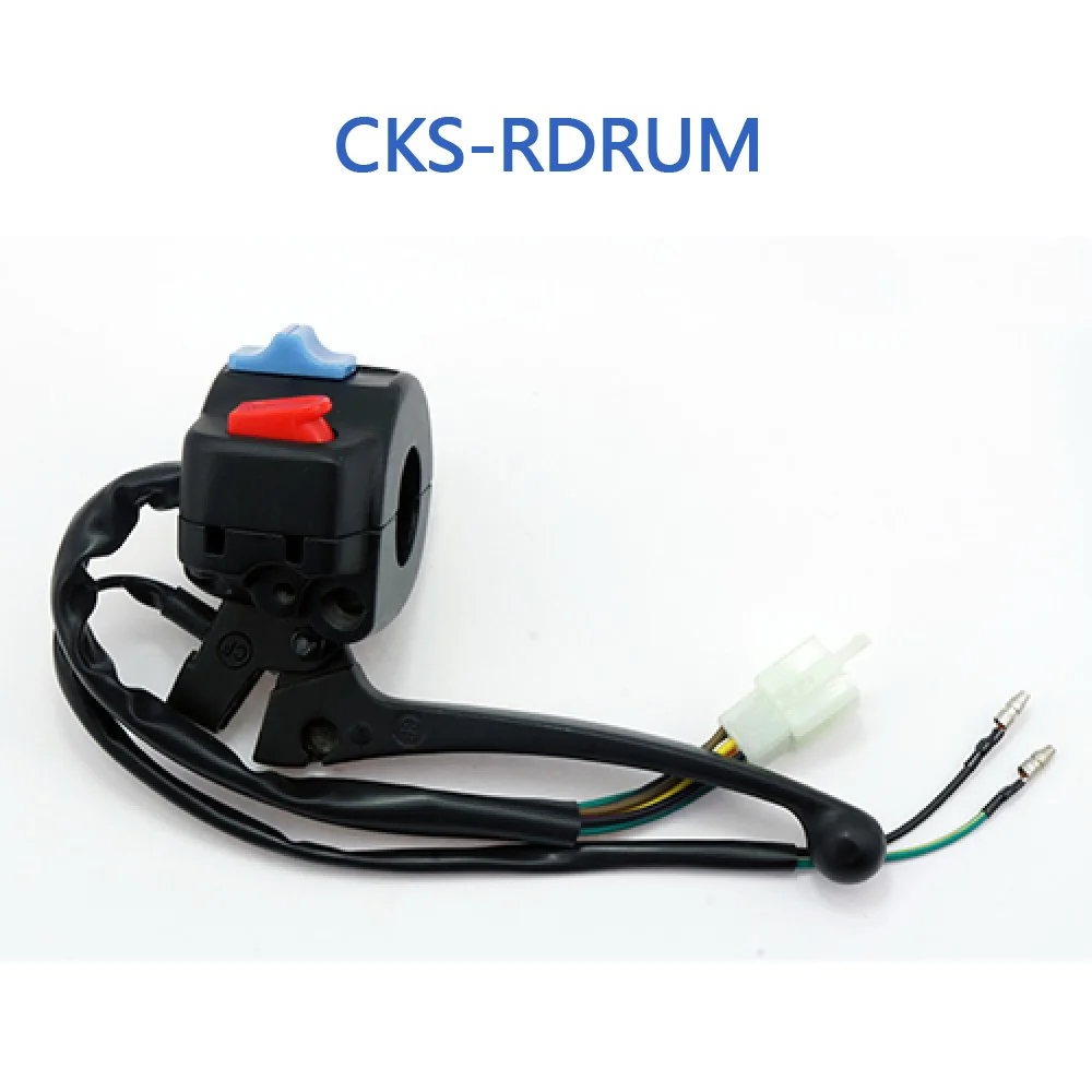 CKS-RDRUM Scooter Right Killing Switch for Drum For GY6 50cc 4 Stroke Chinese Scooter Moped 1P39QMB Engine