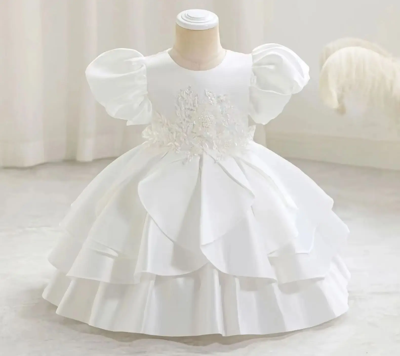 new-girl-festival-dress-kid-girls'-party-dresses-child-clothes-ball-gown
