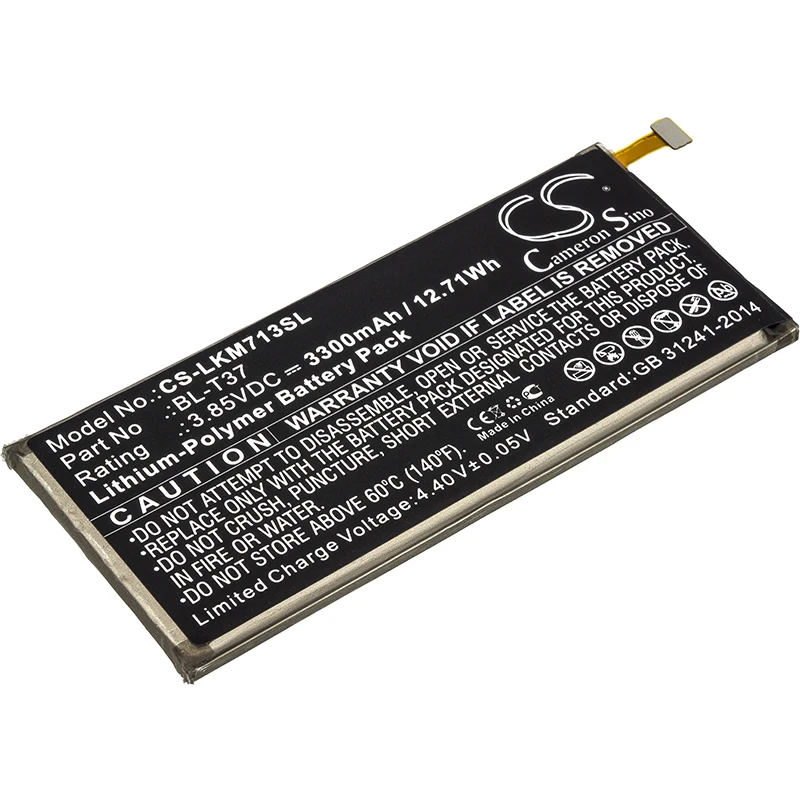 

CS Cameron Sino Kerui New 3300mAh Replacement Battery for L713DL, LG-Q710AL, LM-L713DL, LMQ710BAW, LM-Q710CS, LMQ710FA,