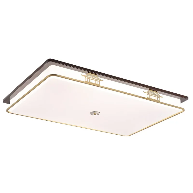 

Living room lamp Atmospheric copper lamp Chinese style Solid wood Bedroom meal