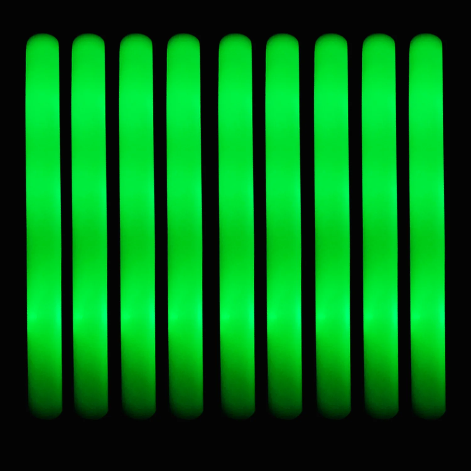 20/30/50/60Pc Aangepaste LED Glow Foam Stick RGB Kleurrijke Glow Sticks Glow in the Dark Cheer Buis Verjaardag Bruiloft Leveranties