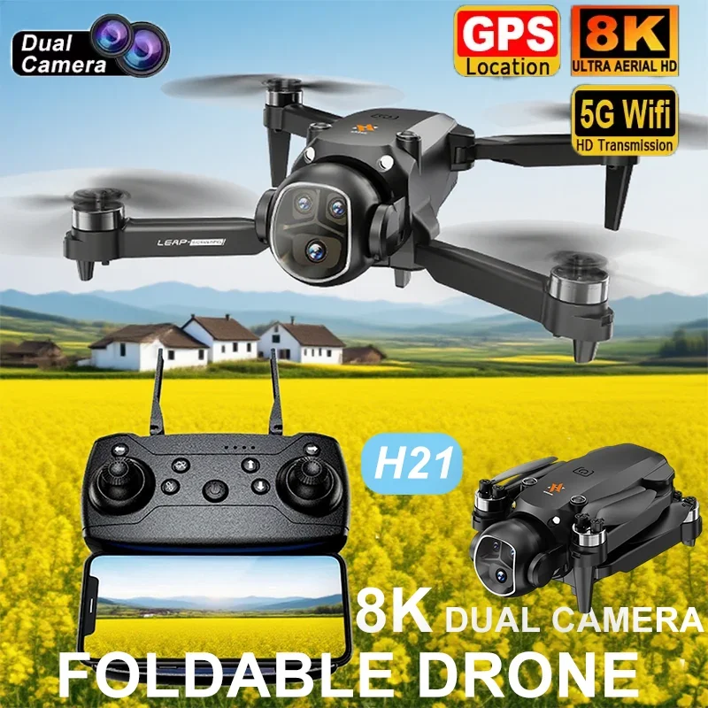 H21 New Fpv Drone 8… - image