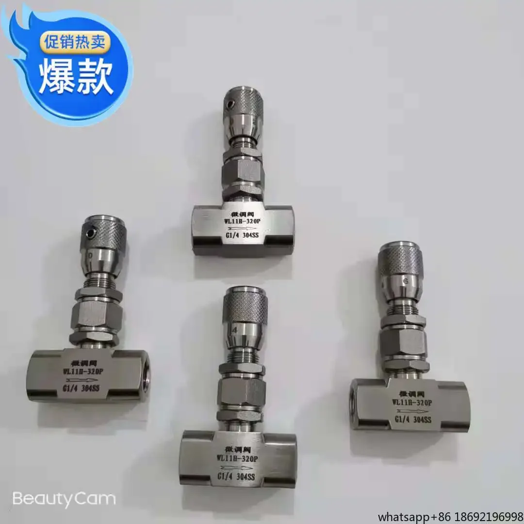 304 Stainless Steel Micro Control Valve Graduated Flow Control Valve