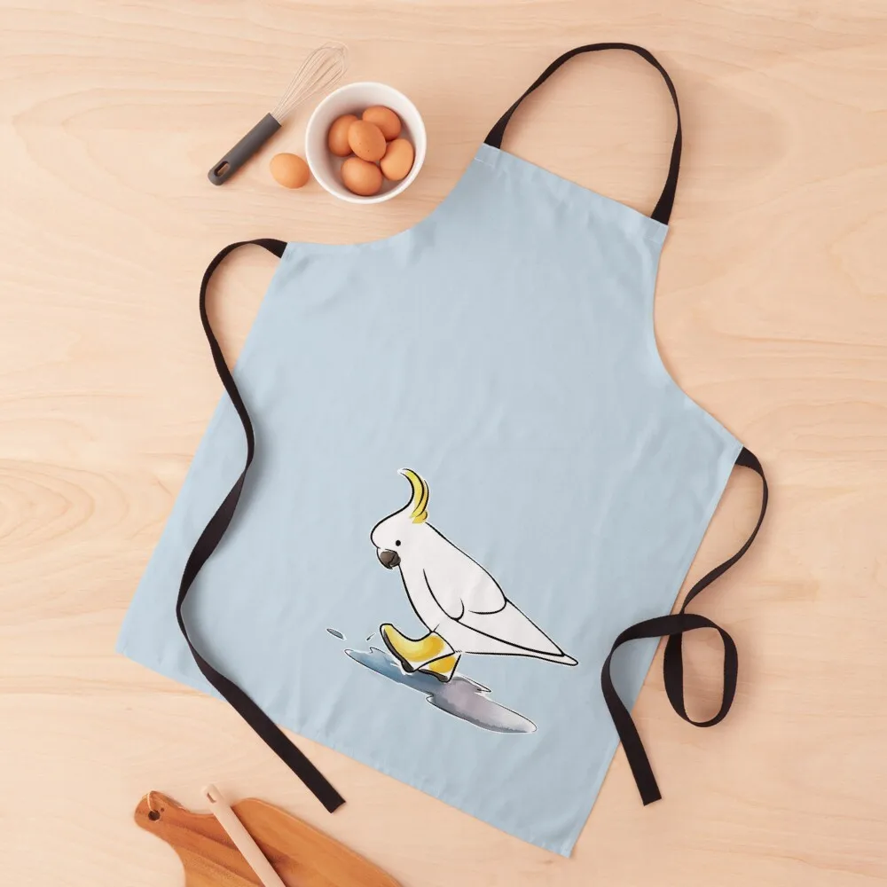 

Cockatoo Rain Shoes Apron work gowns for women cleaning Teacher Apron