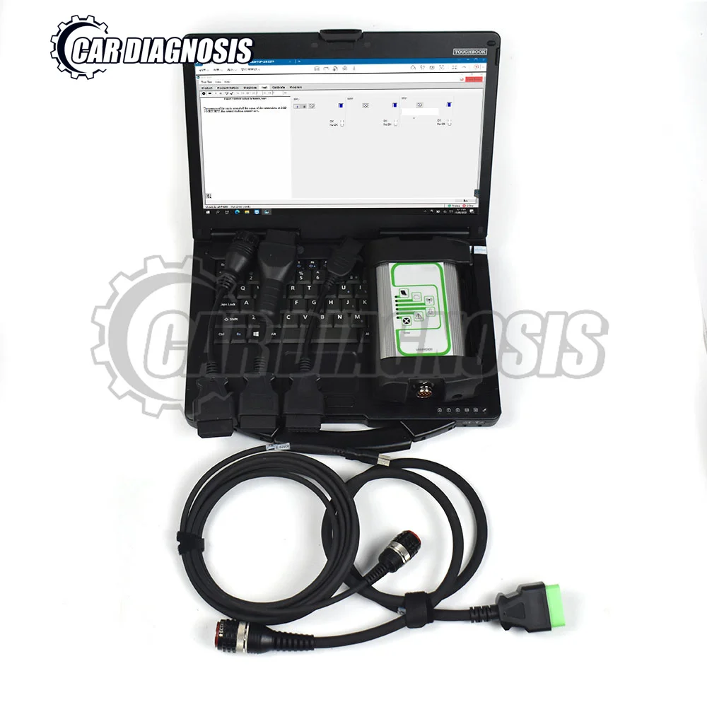 CF53 Laptop vocom 88890300 for Renault Truck Diagnostic Scanner replace Renault ng10 ng3 diagnostic tool V2.8 PTT.