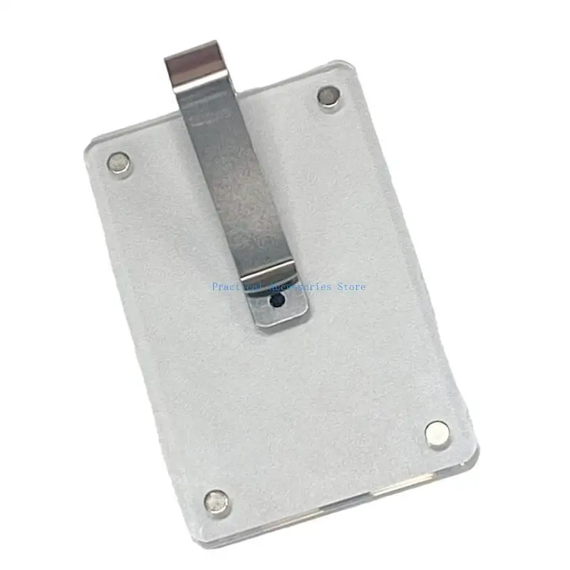 

U75E Car Sunvisor Clip Acrylic Photo Holder for Easy Installation and Quick Photo Change Displaying Family Memories