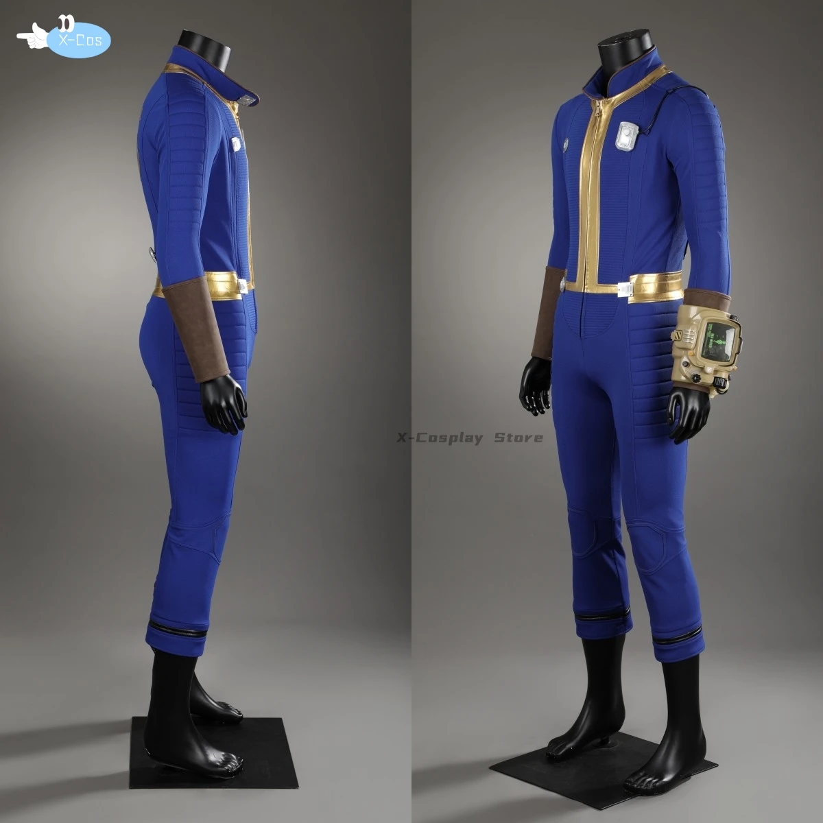 Vault 75 Cosplay Costume Male Fall Shelter Suit Out Jumpsuit Sole Survivor Nate Outfit Full Set and Individual Items Are Sold