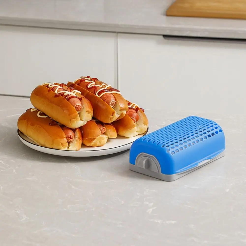 Creative Hot Dog Bread Mould Non-Stick Reusable Hot Dog Bake Tray Perforated Bottom Dishwasher Safe Hot Dog Bread Mold