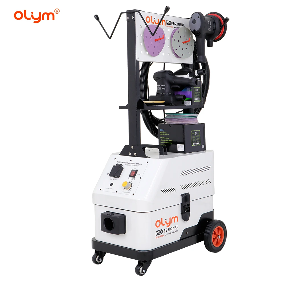 

Заводская OEM-шлифовальная машина OLYM для металла без пыли с мощной системой вакуумной вытяжки для автомобильной промышленности