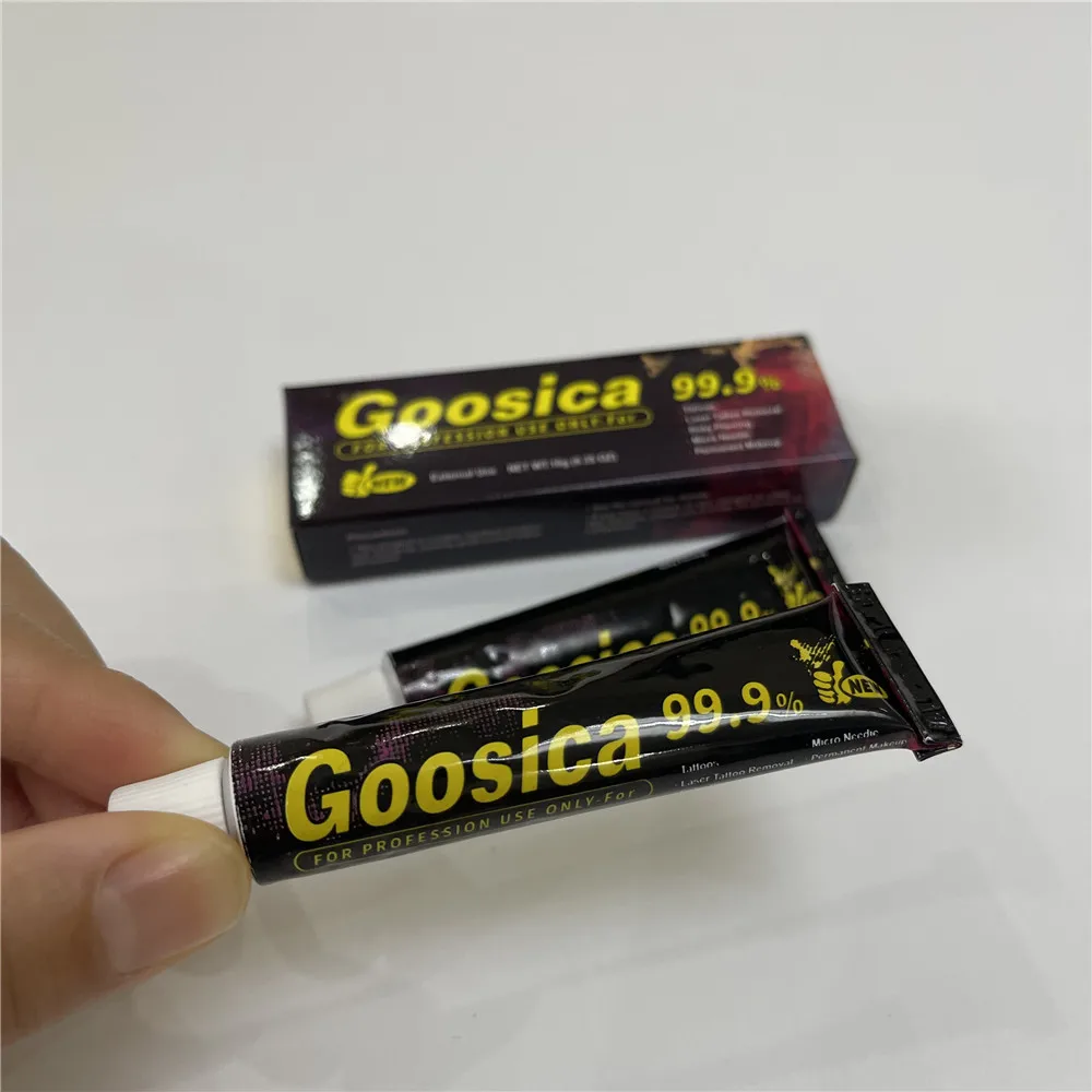 99.9% Goosica Tattoo Cream Before Permanent Makeup Microblading Eyebrow Lips Body Skin10g