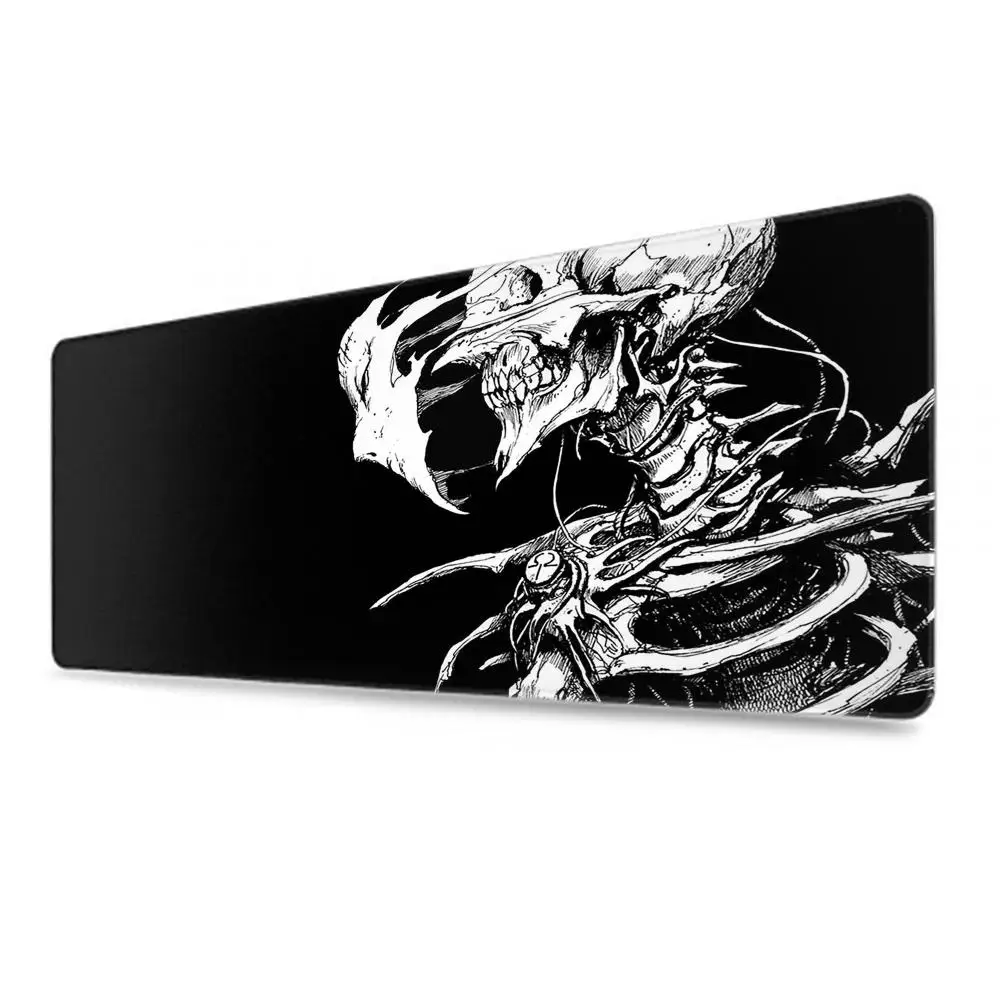 Deskmat Skeleton Mousepad Mouse Pad Gaming Back Light PC Gamer Cabinet Office Accessories for Desk Big Mousepepad