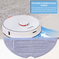 A65Z 12 Pcs Mop Cloth For Xiaomi Roborock S7 S7+ S7 Maxv S7 Maxv Plus S7 Maxv Ultra Q7 Max+ Series Robot Vacuum Cleaner Parts