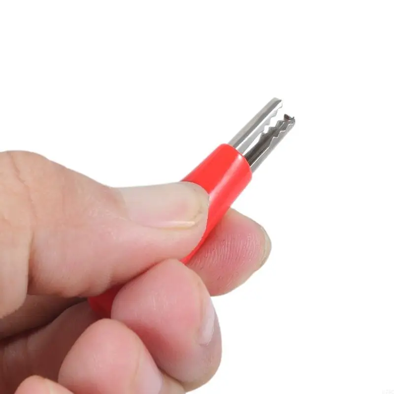 U75C 핫 10x 28mm 악어 리드 악어 테스트 클립 FR 전기 점퍼 와이어 C