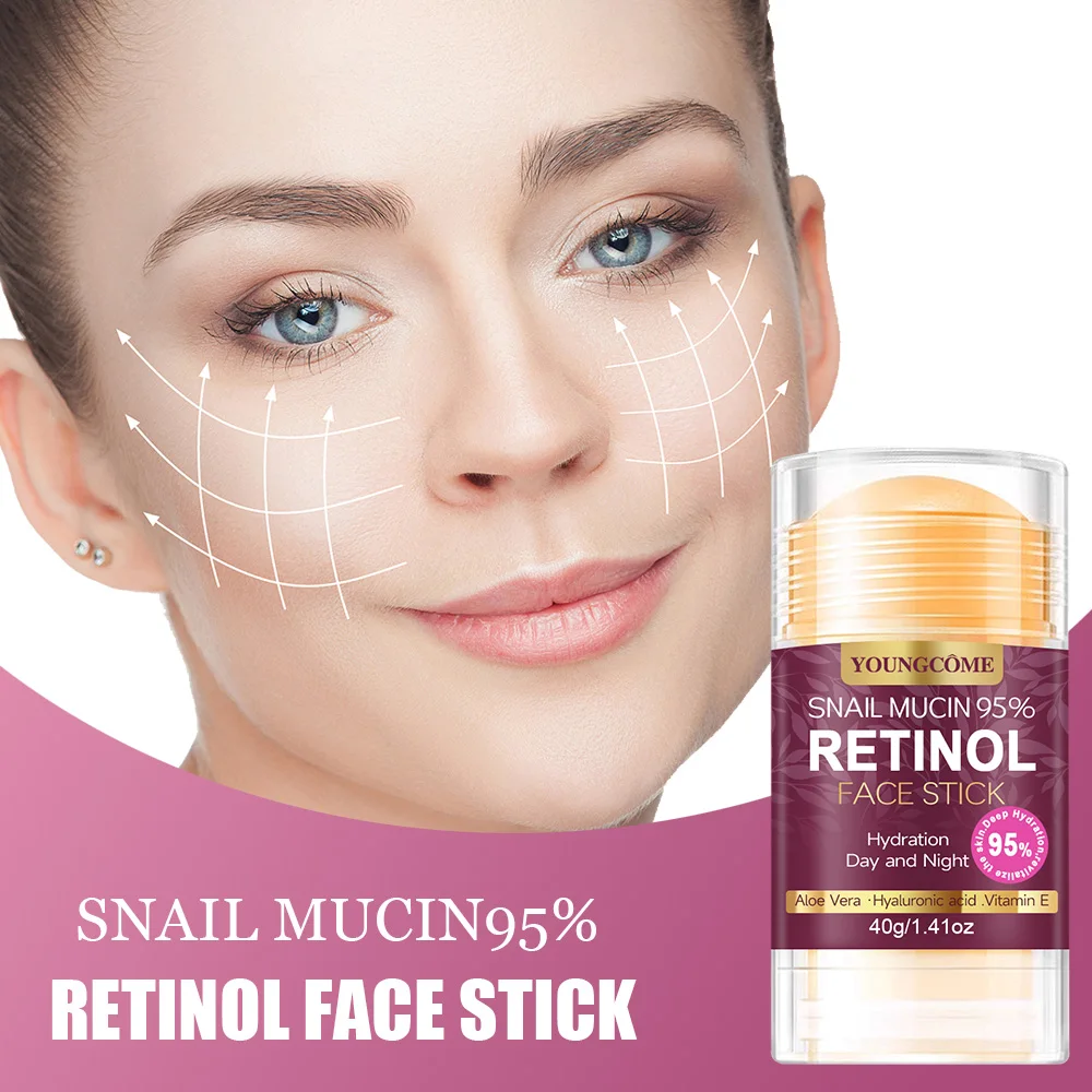 Snail Mucus Retinol Face Treatment Bar with Firming Elasticity Improve Loose Skin Lotion Moisturizes Brightenskin Products
