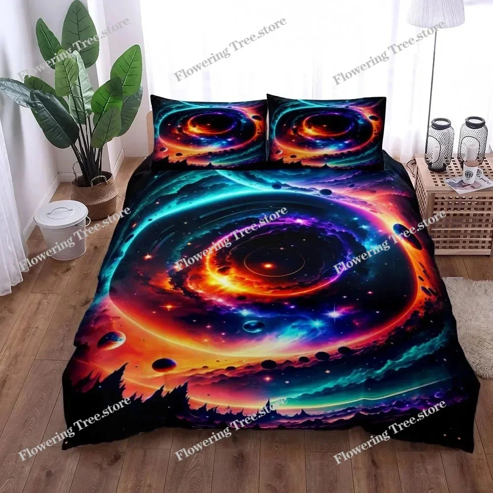 Star Island Duvet Cover Set Without Sheet King Queen Double Full Twin Single Size Bed Linen Set