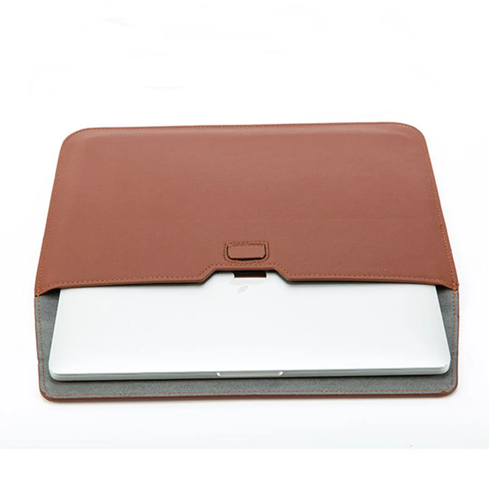 Business Custom Buchstaben Laptoptasche Große Kapazität Gravierte Initialen Laptop Sleeve Luxus Frau Mann Leder Tablet Computer Tasche – Detail 7