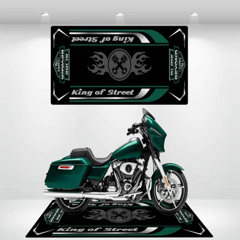 

Living Room Carpet Motorcycle Mat for King of Street Home Decor Modern Minimalist Garage Large Area Rugs Crystal Velvet Is Soft
