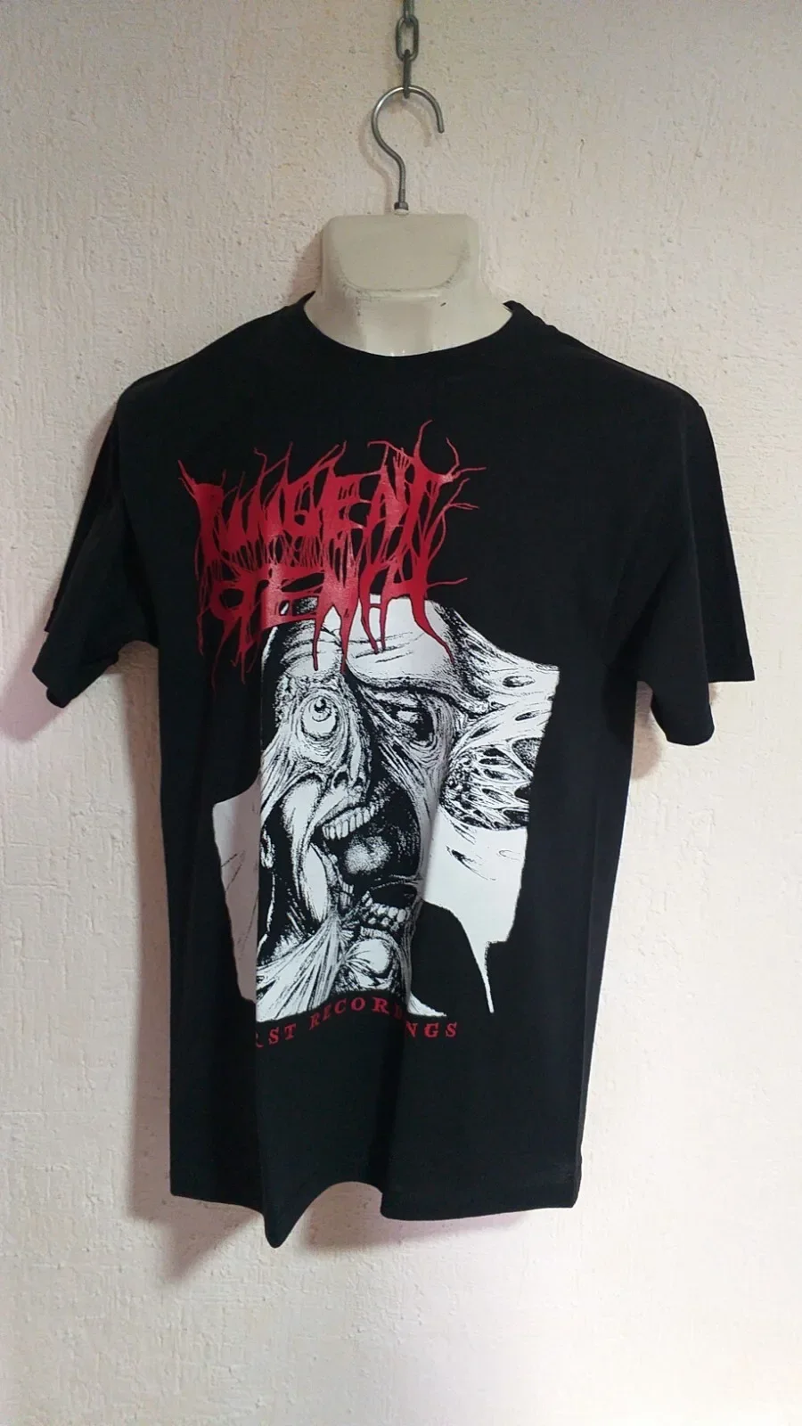 Purgent ستينش تي شيرت الموت المعدني Gorguts Carcass Repulsion Gorefest Napalm