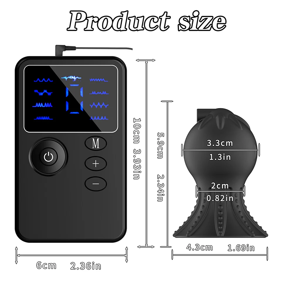 Sex Toys Tools Electric Shocker Nipple Sucker Clamps Electro Stimulator Nipples Pussy Breast Clit Masturbator Bdsm Sex Toy view 6