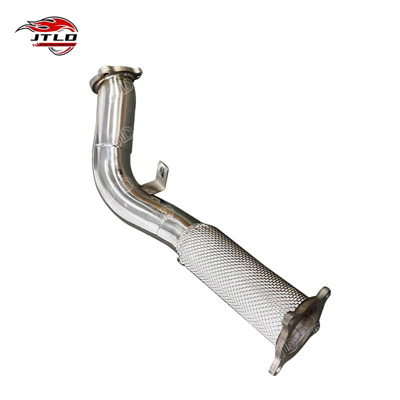High Flow Turbo Back Performance Stainless Steel Exhaust Downpipe For Audi A4 A5 Q5 B8 2.0T Compatible