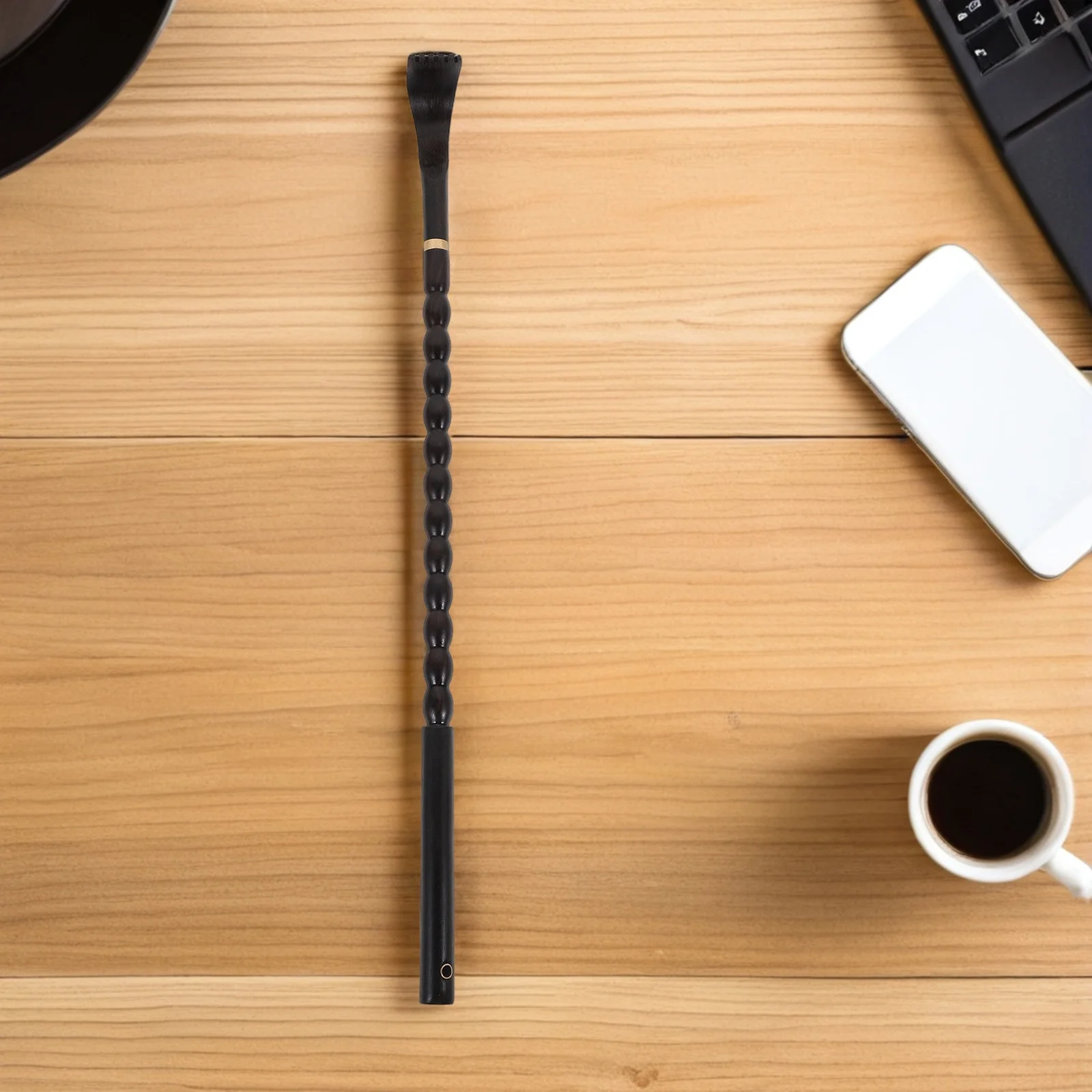 2Pcs Back Relaxation Tool Wooden Massage Itch Scratcher Extended Handle for Adults Men Women Elderly Lightweight Easy Carry