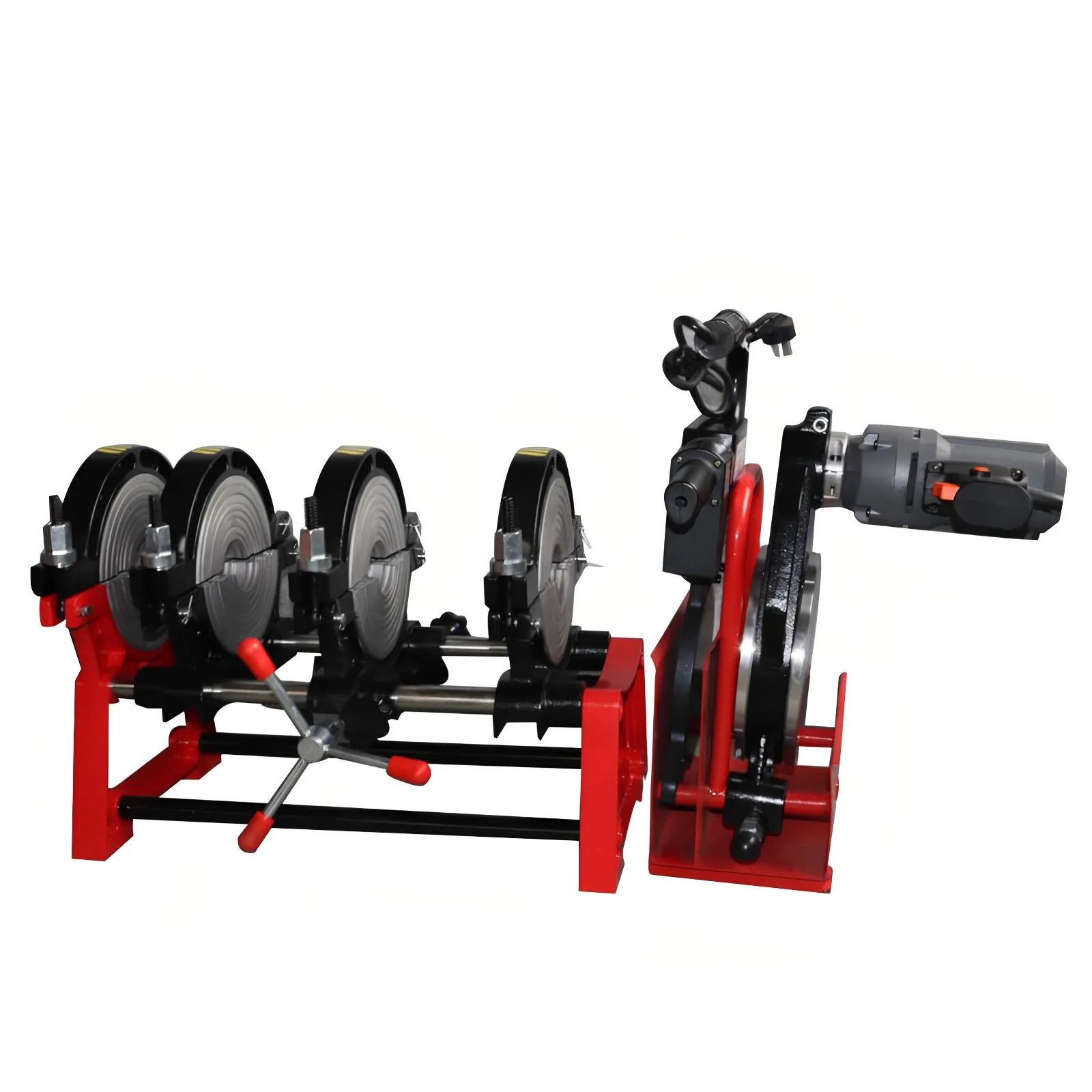 PE Pipe Butt Welding Machine 63-160/200 Manual Four Ring  Welder Hot Melt PP/PPR/PVD/MPP