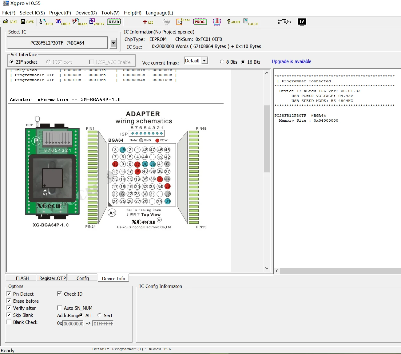 Imagem -05 - Soquete para Programador Xgecu T56