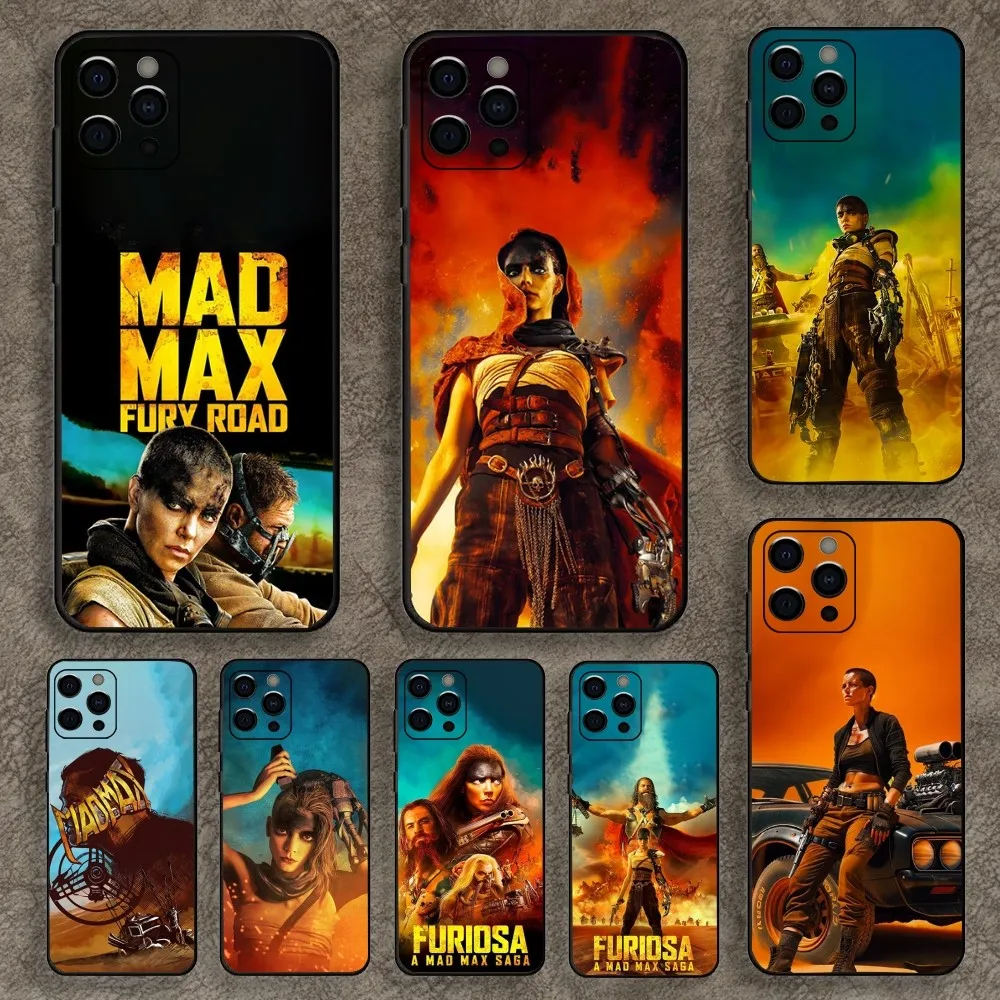 F-Furiosa-A M-Mad M-Max Saga Phone Case For Apple iPhone 15,14,13,12,11,Pro,X,XS,Max,XR,Plus,Mini Soft Black Cover