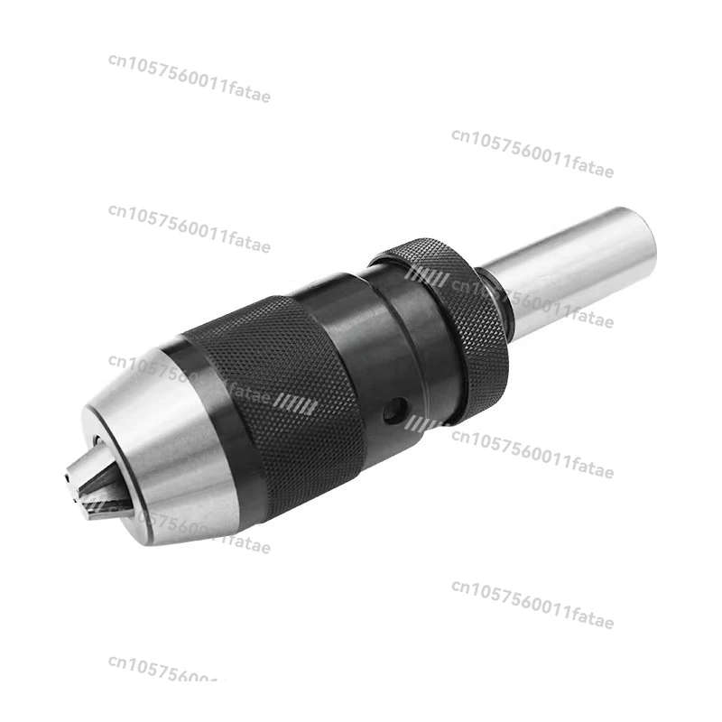 Self-tightening Drill Chuck with Taper Shank Milling Machine R8 Lathe Tailstock MT Straight Shank Chuck 0-16 Self-locking