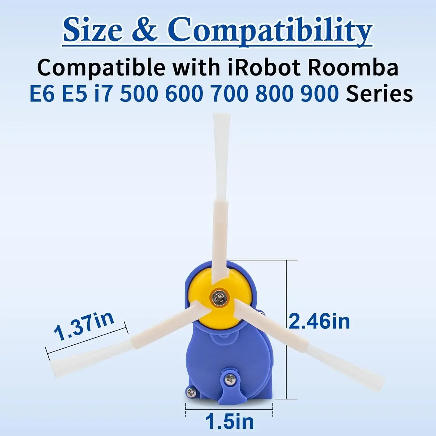 Replacement Side Brush Motor Module for iRobot Roomba 500 600 700 800 900 Series i7 E5 E6 E7 Vacuum Cleaner Replacement