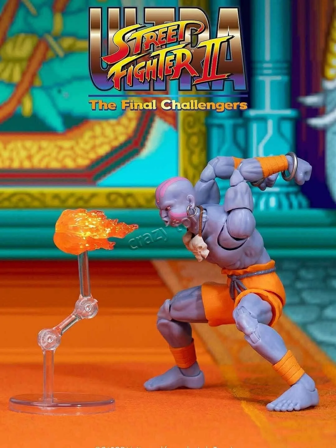Figura de acción coleccionable Jada Toys Dhalsim Deluxe Edition Ultra Street Fighter II 1/12, en stock, ideal para regalo.