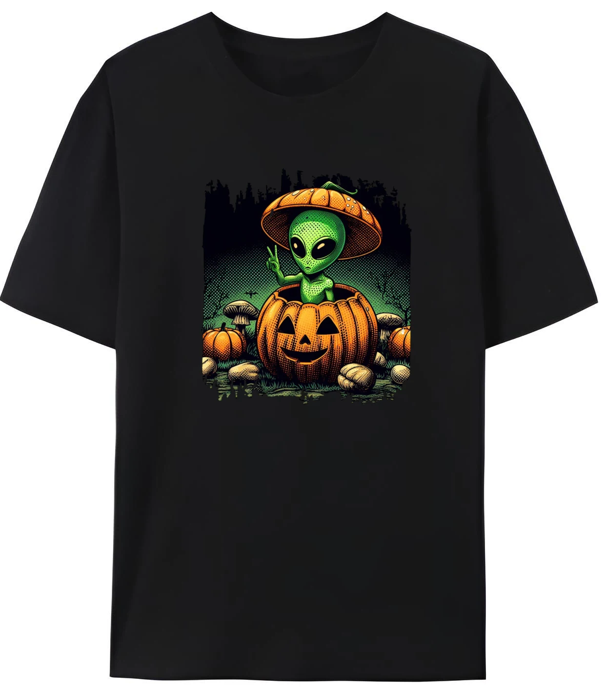 

Happy Halloween By Animals Funny Men's T-Shirt Luxury Design Cotton Oversized Summer Casual Printed Tops