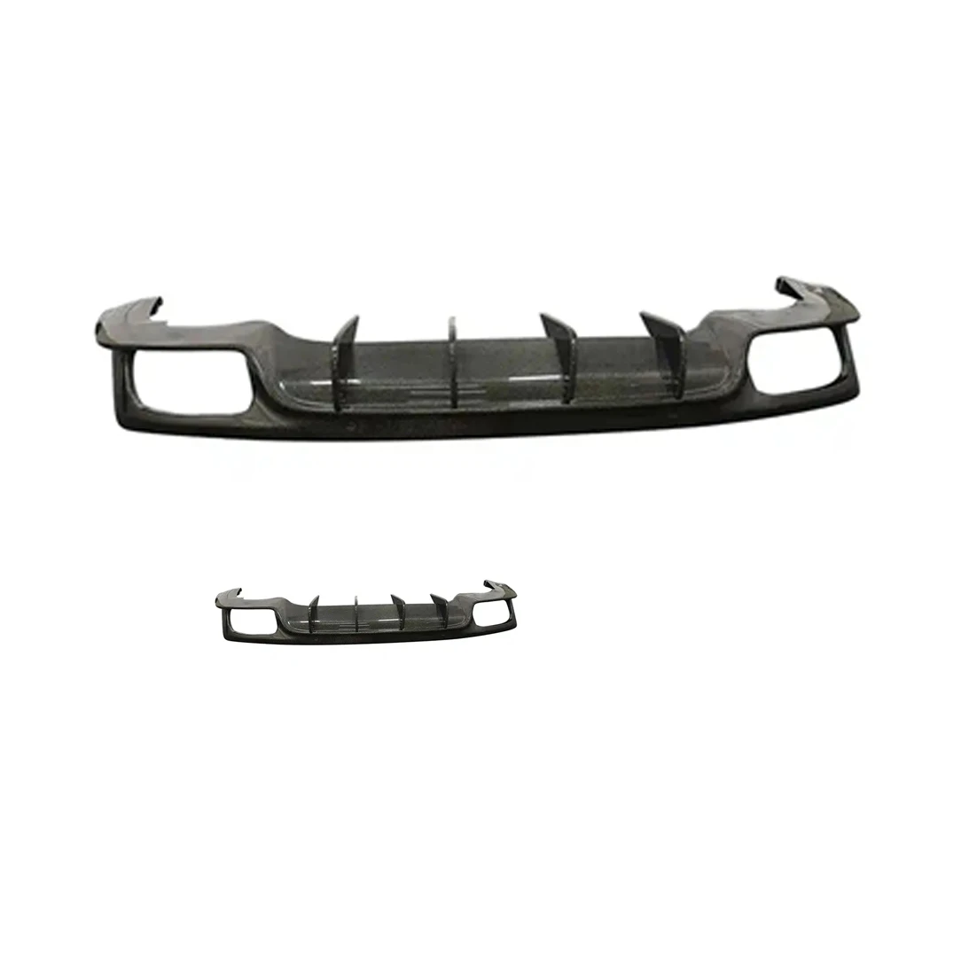 Carbon Fiber Rear Bumper Diffuser ForPORSCHE Panamera 971 Carbon Fiber Rear Bumper Diffuser for Porsche