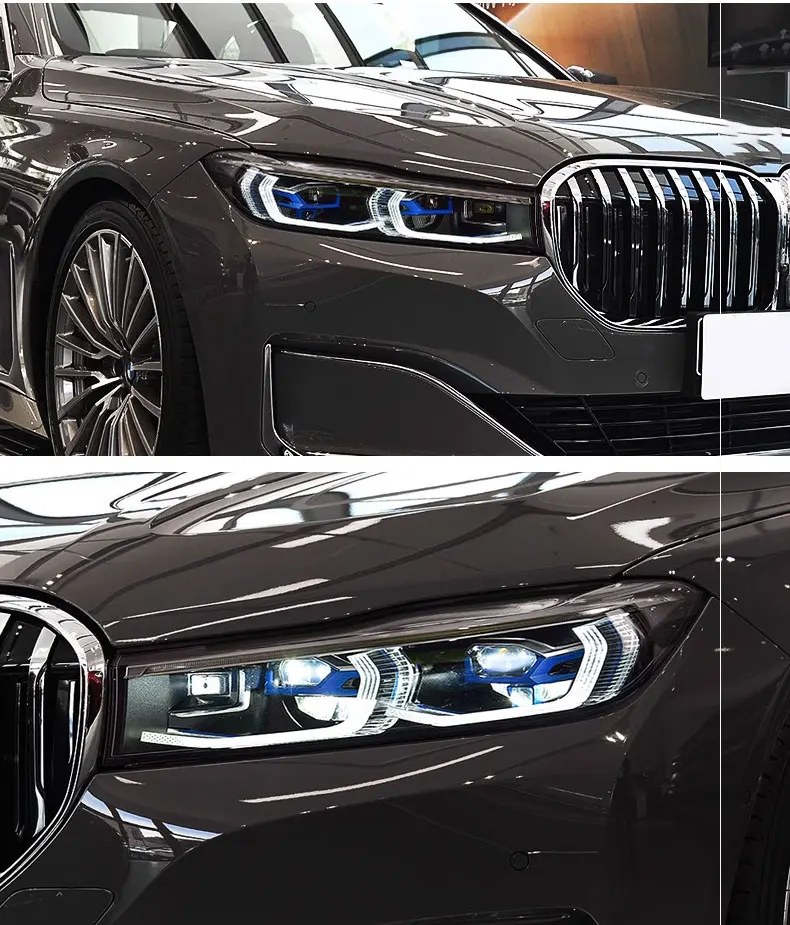 Car Headlights For BMW G12 LED Headlight 2016-2019 Headlights G11 G12 7 Series DRL Turn Signal High Beam Angel Eye Projector Len