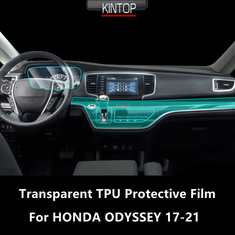 

For HONDA ODYSSEY 17-21 Car Interior Center Console Transparent TPU Protective Film Anti-scratch Repair Film Accessories Refit